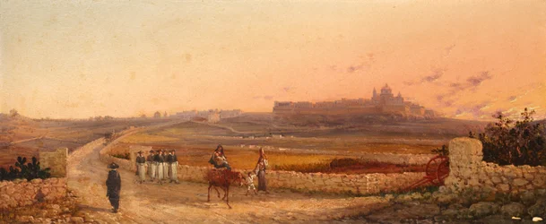 Mdina, Malte, 1888